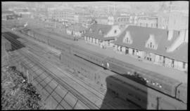 Northern Pacific station at Billings, Montana, circa 1950.