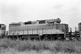 Western Pacific Railroad diesel locomotive 3015 on May 29, 1971.