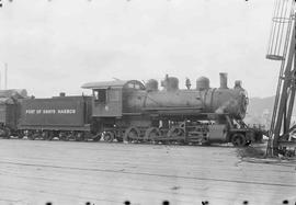 Port of Grays Harbor Steam Locomotive Number 5 at Aberdeen, Washington, circa 1949.