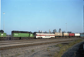 American Rail Tours passenger car 540 at Kansas City, Missouri on August 1, 1987.