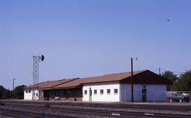 Burlington Northern Depot at Forsyth, Montana, in 2001.