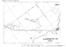 Plat Map of Great Northern Facilities at Belleville Pit, Washington, undated