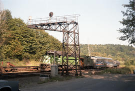 Holland America Westours passenger car 554 at South Seattle, Washington on June 25, 1987.