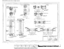 Great Northern Engineering Drawing, Depot at Coeur D'Alene, Idaho, 1963