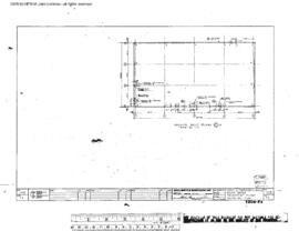 Burlington Northern Engineering Drawing, Wastewater Treatment Facility at Interbay, Washington, 1977