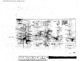 Northern Pacific Engineering Drawing, Depot at Noxon, Montana, 1957