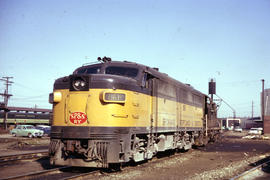 Spokane, Portland and Seattle Railway diesel locomotive 861 at Portland, Oregon (undated).