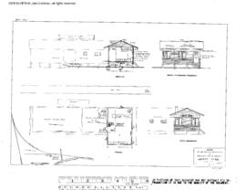 Spokane, Portland, and Seattle Railway Engineering Drawing, Depot (Oregon Electric Railway) at Sw...
