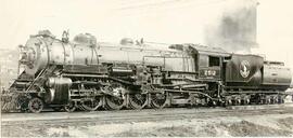 Great Northern Railway steam locomotive 2512 in Washington State, undated.