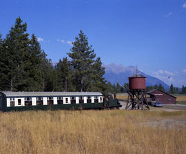 Fort Steele Heritage Town steam locomotive "Dunrobin" at Fort Steele, British Columbia ...