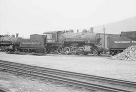 Northern Pacific steam locomotive 1201 at South Tacoma, Washington, in 1934.