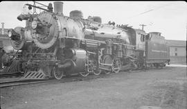Northern Pacific steam locomotive 1801 at Tacoma, Washington, in 1938.