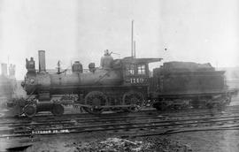 Northern Pacific steam locomotive 1149 in 1916.