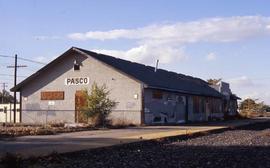 Burlington Northern depot at Pasco, Washington, in 2008.