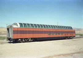 Chicago, Milwaukee, St. Paul & Pacific Railroad Company dome car number 55 at Boise, idaho in...