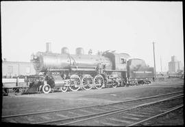 Northern Pacific steam locomotive 2142 at South Tacoma, Washington, in 1936.