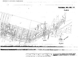 Plat Map of Northern Pacific Facilities at Tacoma, Washington, 1944