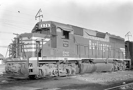 Chicago, Burlington and Quincy Railroad  diesel locomotive 626 at Auburn, Washington, on June 04,...