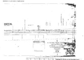 Plat Map of Northern Pacific Facilities at Bonita, Montana, undated