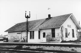 Great Northern Depot at Page, North Dakota, 1968