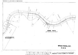 Plat Map of Northern Pacific Facilities at Spire Rock, Montana, 1914