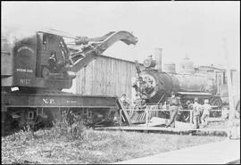 Northern Pacific Railroad Inspection Car at Tacoma, Washington in 1915.