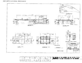 Northern Pacific Engineering Drawing, Incinerator at Livingston, Montana, 1972
