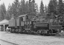 Unidentified Steam Locomotive, circa 1945.