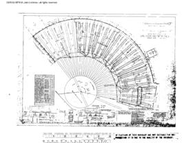 Great Northern Engineering Drawing, Engine House at Interbay, Washington, 1928