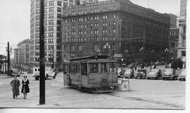 Seattle Municipal Railway cable car 22, Seattle, Washington, 1940