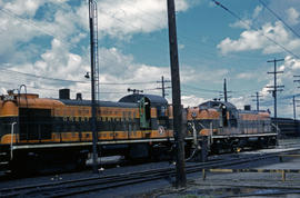 Great Northern Railway Company diesel locomotive 200 at Portland, Oregon in 1959.