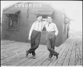 Northern Pacific employees at Cosgrove, Washington, circa 1920.