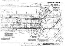 Plat Map of Northern Pacific Facilities at Tacoma, Washington, 1919