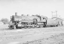 Northern Pacific steam locomotive 1501 at Auburn, Washington, in 1953.