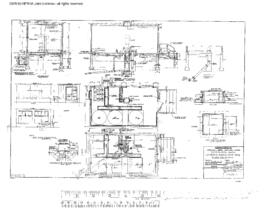 Spokane, Portland, and Seattle Railway Engineering Drawing, Unnamed Structure at Vancouver, Washi...