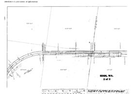 Plat Map of Northern Pacific Facilities at Eden, Washington, 1919