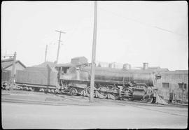 Northern Pacific steam locomotive 1603 at Tacoma, Washington, in 1934.