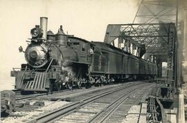 Great Northern Railway steam locomotive 103 at Ballard, Washington in 1925.