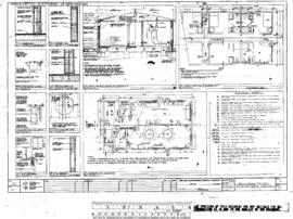 Burlington Northern Engineering Drawing, Crew Lodging Facility, 1981
