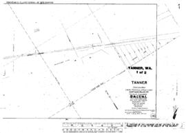 Plat Map of Northern Pacific Facilities at Tanner, Washington, 1916