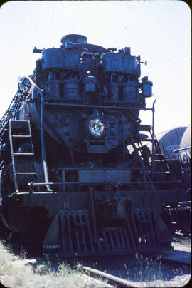 Great Northern Steam Locomotive 2554 at Superior, Wisconsin, 1961