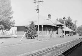 Northern Pacific station at Bozeman, Montana, in 1955.