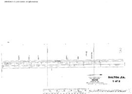 Plat Map of Great Northern Facilities at Dalton, California, 1940