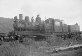 Almanor Railroad Steam Locomotive, Number 4, circa 1950.