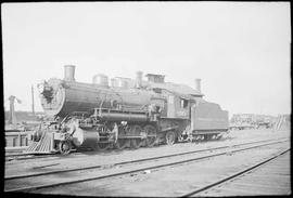 Northern Pacific steam locomotive 1553 at Tacoma, Washington, in 1937.