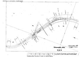 Plat Map of Great Northern Facilities at Grinnell, Washington, 1928