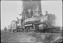 Northern Pacific steam locomotive 1841, circa 1938.