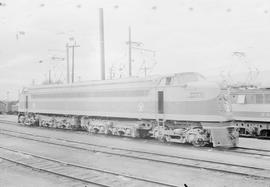 Great Northern Railway electric locomotive number 5019 at Wenatchee, Washington, undated.