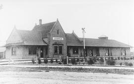 Great Northern Depot at Litchfield, Minnesota, undated