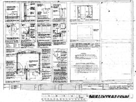 Burlington Northern Engineering Drawing, Standard Maintenance of Way and Signal Building Plans, 1981